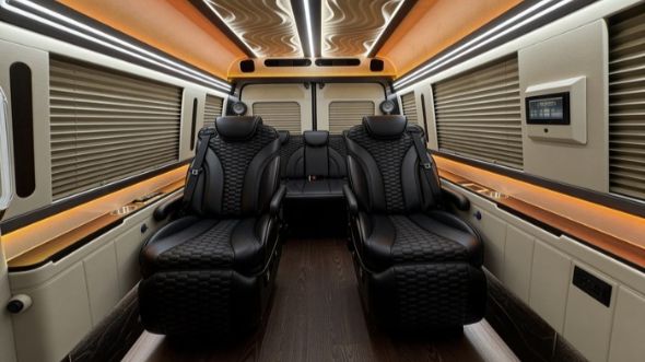 8 passenger sprinter van inside charleston