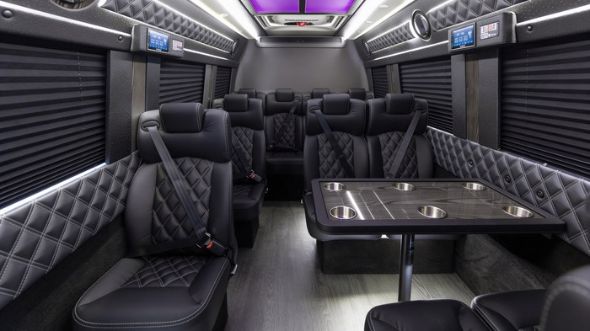charleston 15 passenger sprinter van interior