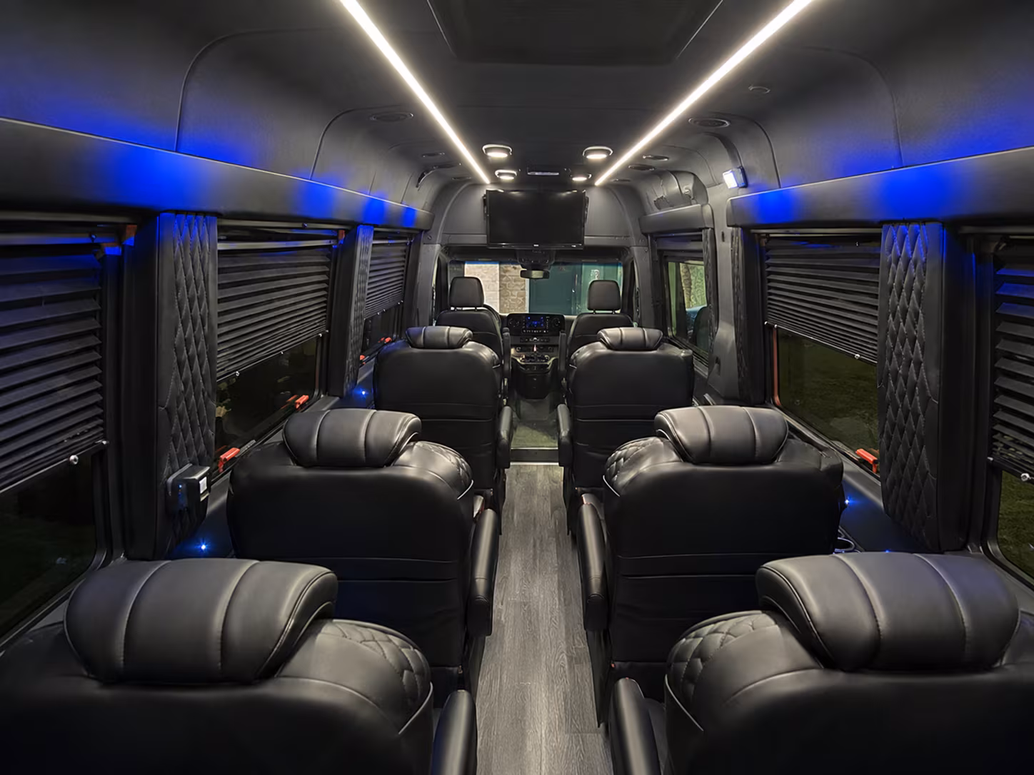 charleston 10 passenger sprinter van inside