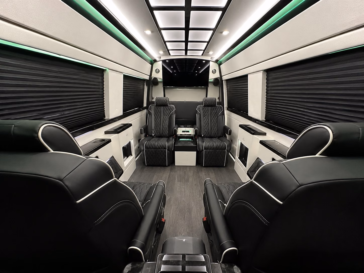 charleston 20 passenger sprinter van inside