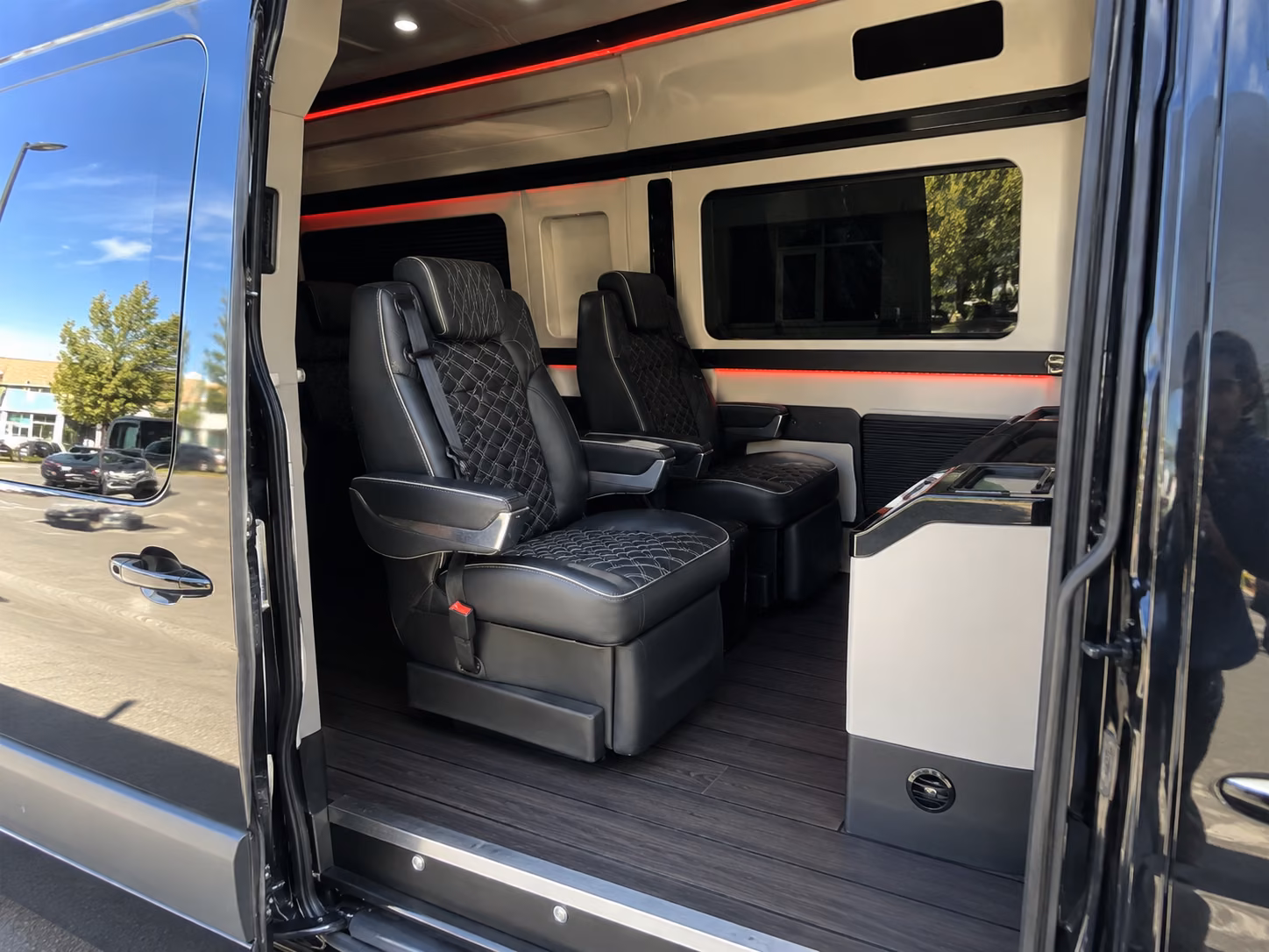 charleston 20 passenger sprinter van interior