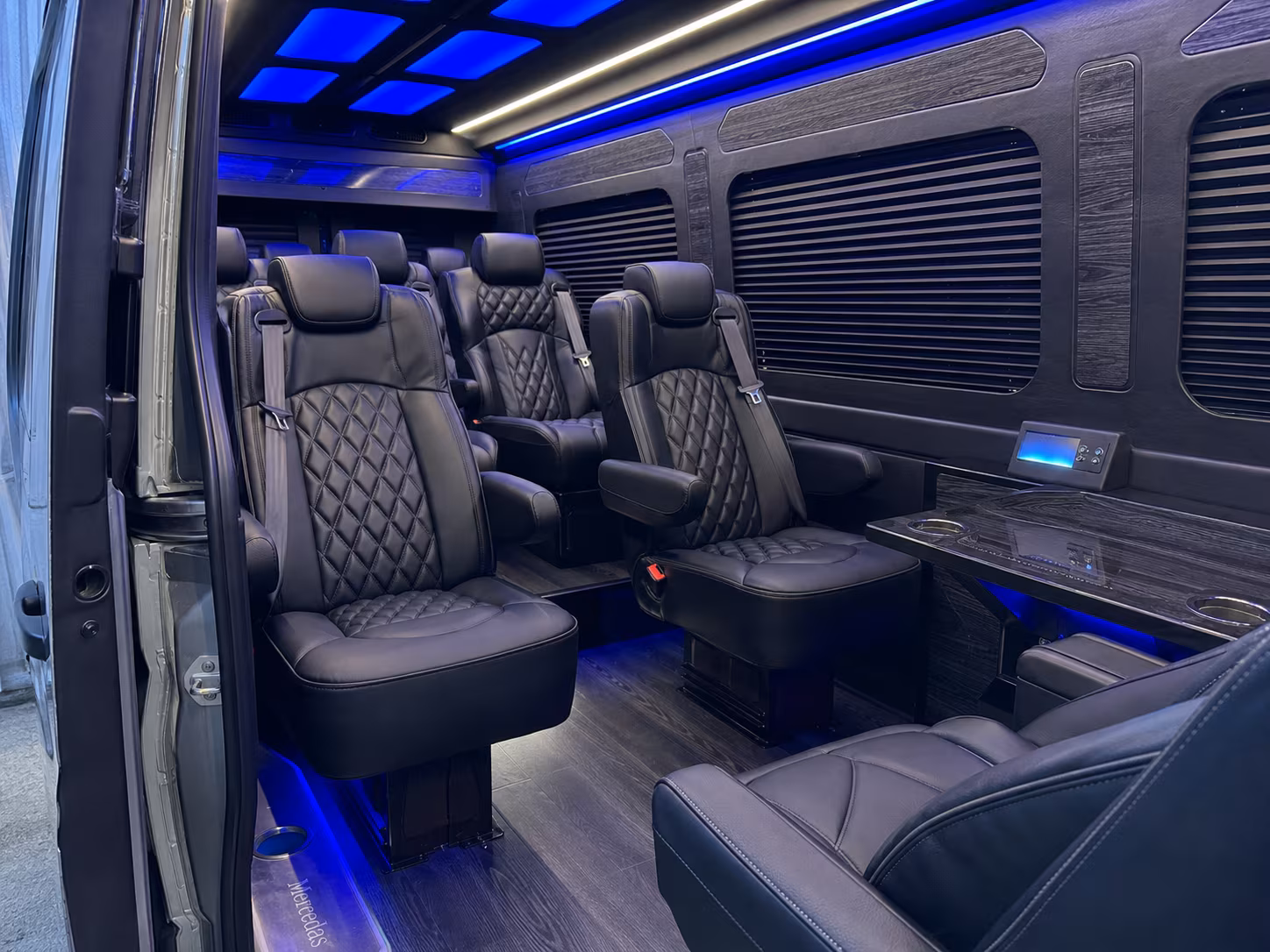 charleston 8 passenger sprinter van inside