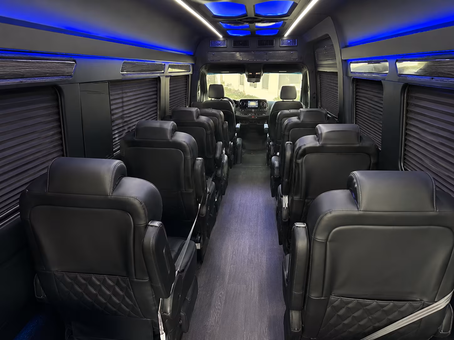 charleston 8 passenger sprinter van interior