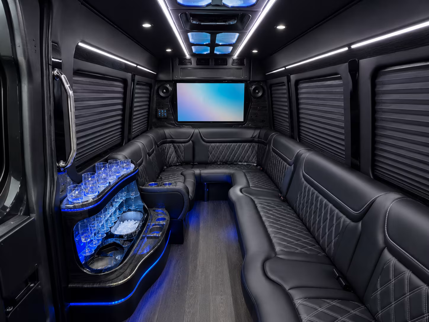 charleston sprinter limousine inside