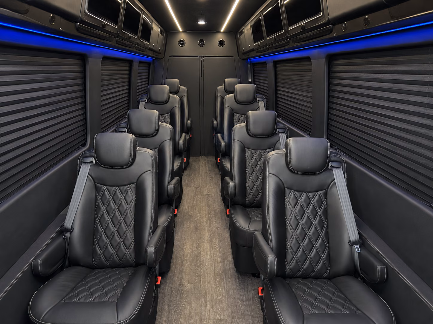 how vehicle type and group size affect sprinter van rental rates in charleston